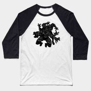 Black Panther - Silver Baseball T-Shirt